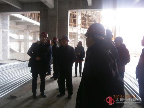 項管二處晉中市老年養護院項目順利通過主體驗收