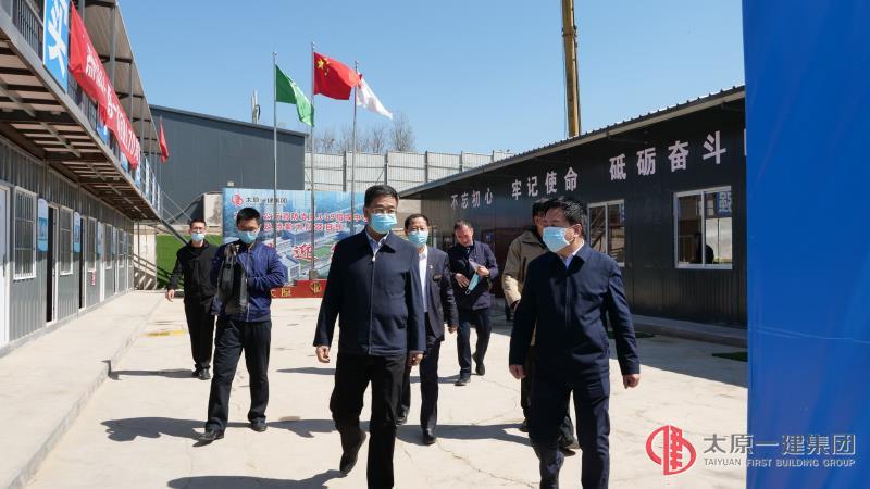 集團公司領導對省住建廳抽查疫情防控和復工工作項目進行調研